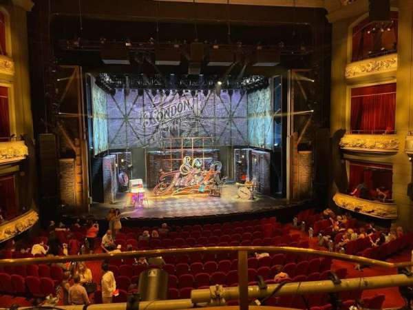 Princess of Wales Theatre, section: Dress Circle Front, row: A, seat: 34