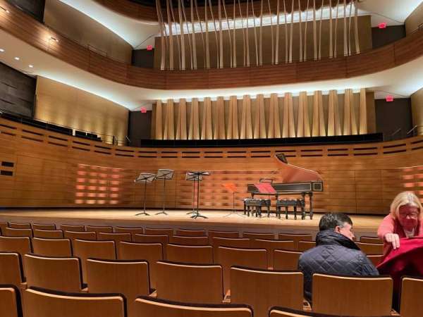 Koerner Hall, section: Orchestra, row: D, seat: 15