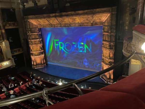 Theatre Royal Drury Lane, section: Grand Circle, row: A, seat: 10