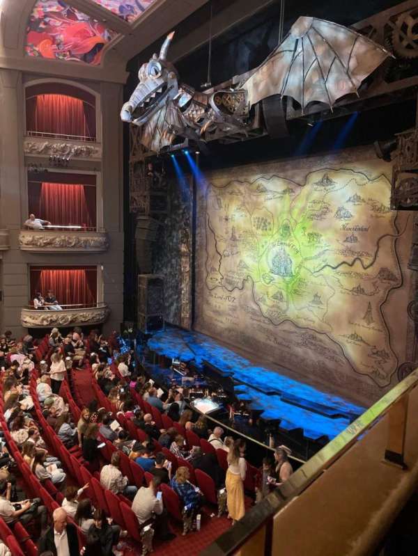 Princess of Wales Theatre, section: Dress Circle R, row: G, seat: 4