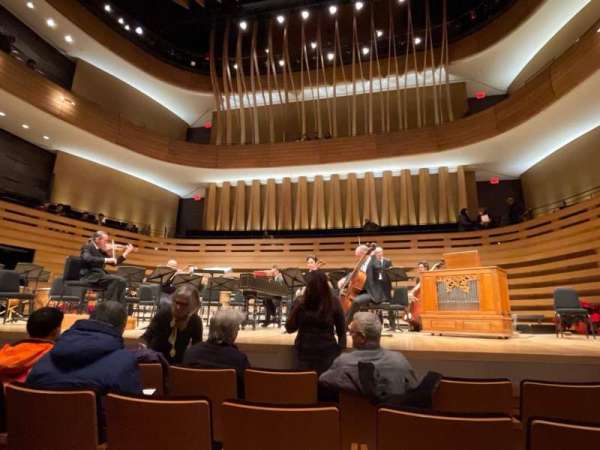 Koerner Hall, section: Orchestra Centre, row: A, seat: 17