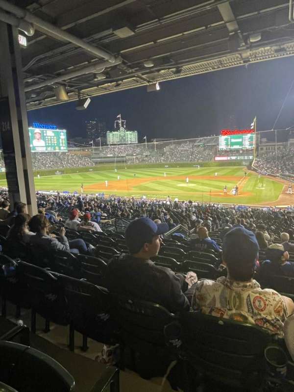Wrigley Field, section: 214, row: 12, seat: 16