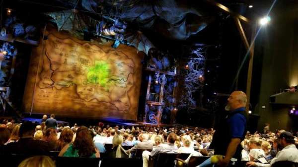 Gershwin Theatre, section: Orchestra L, row: R, seat: 7