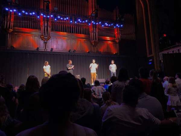 The Tabernacle, section: 102, row: E, seat: 7