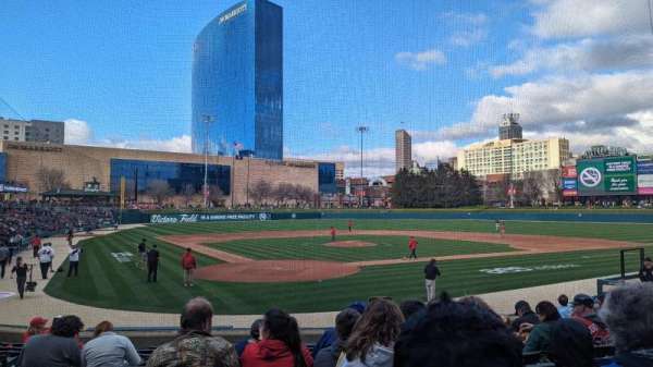 Victory Field, section: 113, row: P, seat: 7