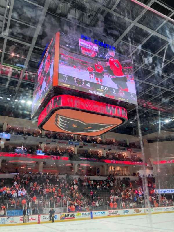 PPL Center, section: 105, row: 3, seat: 14