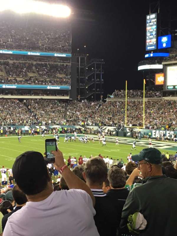 Lincoln Financial Field, section: 119