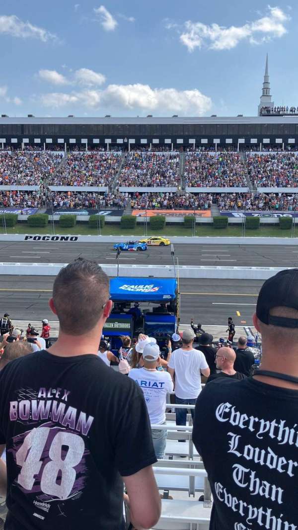 Pocono Raceway, section: CP3, row: G, seat: 11