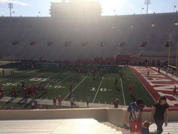 Memorial Stadium, Indiana, section: 23, row: 24, seat: 3
