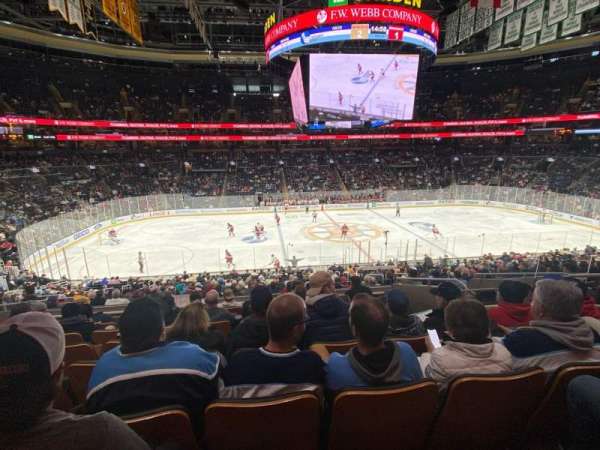 TD Garden, section: 143, row: H, seat: 6