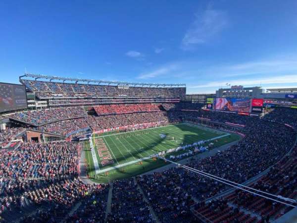 Gillette Stadium, section: 336, row: 1, seat: 15