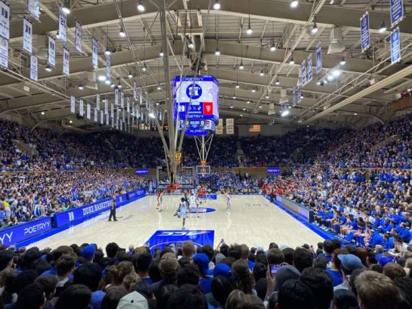 Cameron Indoor Stadium, section: 3, row: A, seat: 16