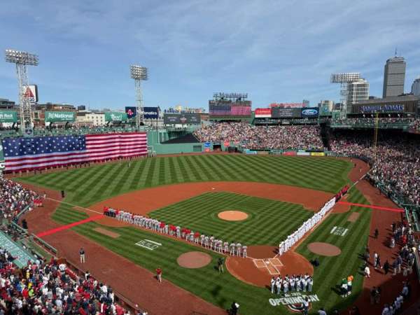 Fenway Park, section: Aura Pavilion Club 4, row: 1, seat: 14