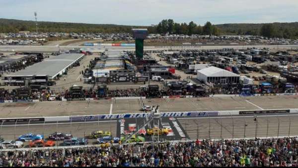 New Hampshire Motor Speedway, section: TRKBRC, row: 1, seat: 3