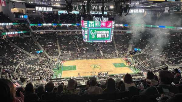 Fiserv Forum, section: 223, row: 9, seat: 11