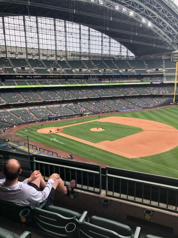 American Family Field, section: 314, row: 3, seat: 5