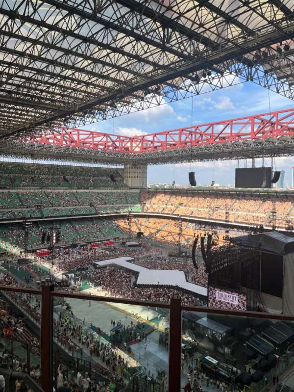 San Siro, section: 319, row: 2, seat: 18