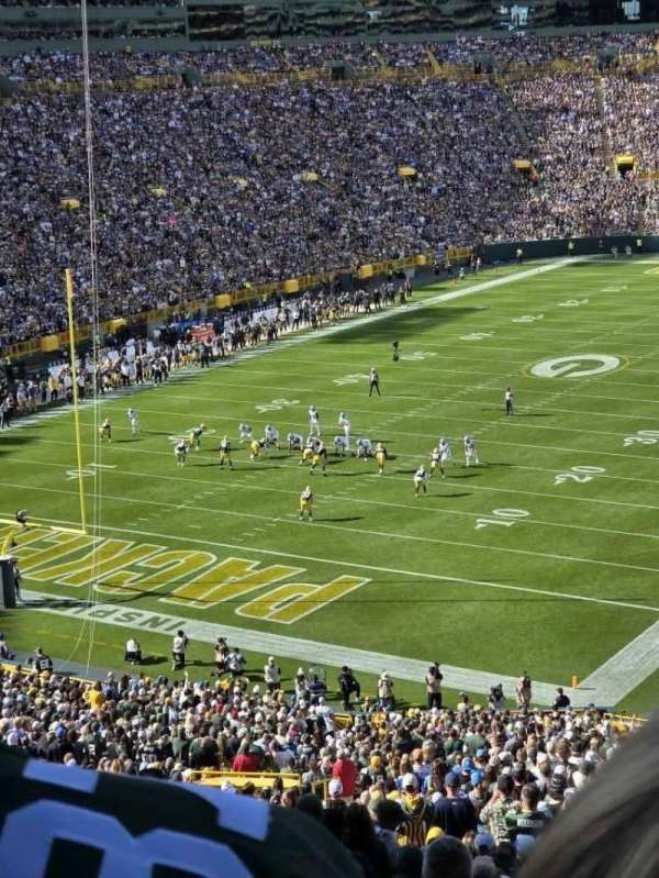 Lambeau Field, section: 347, row: 3, seat: 12