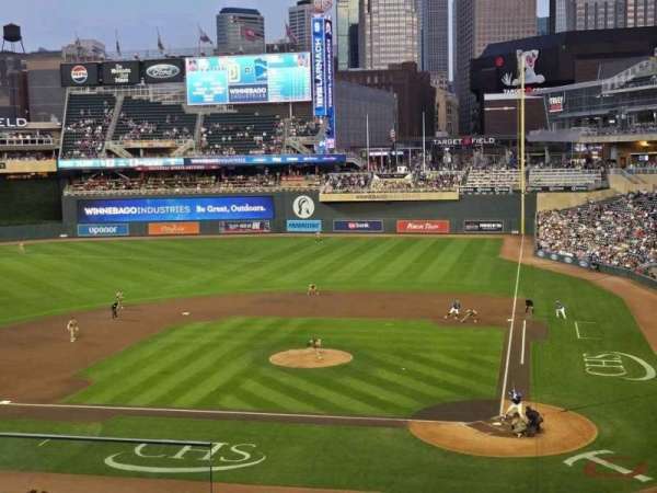 Target Field, section: L, row: 4, seat: 13