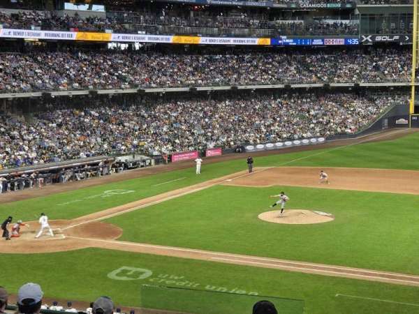 American Family Field, section: 212, row: 8, seat: 3