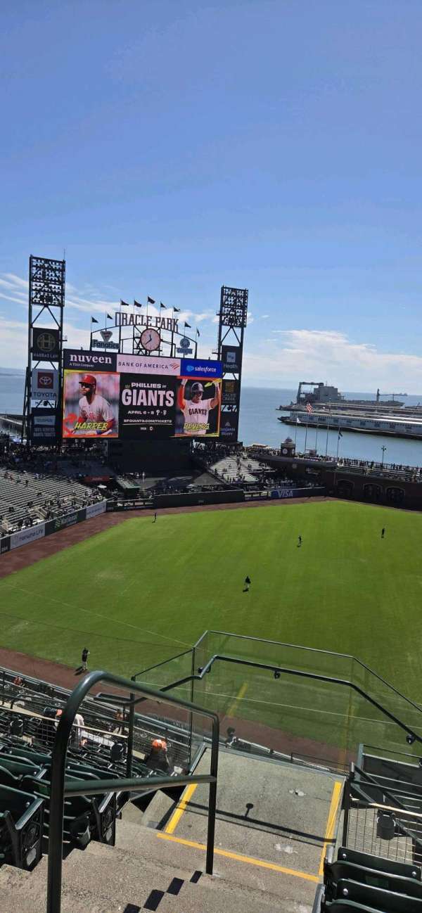 Oracle Park, section: VR325, row: 5, seat: 24