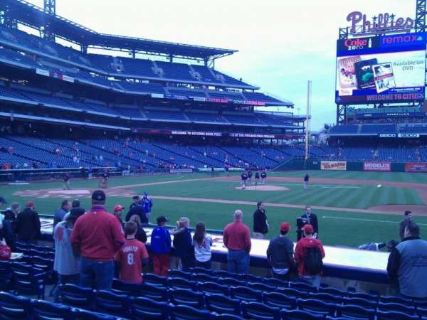 Citizens Bank Park, section: 116, row: 13, seat: 11