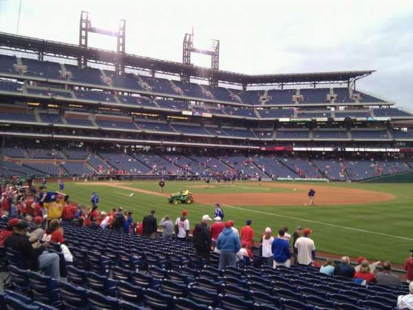 Citizens Bank Park, section: 111, row: 16, seat: 4