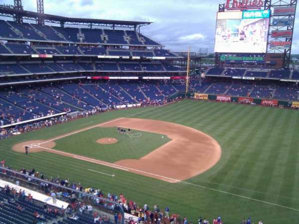 Citizens Bank Park, section: 312, row: 2, seat: 1
