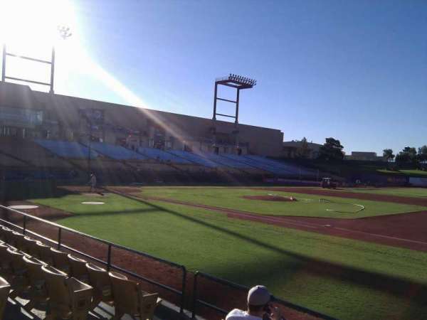 Cashman Field, section: 19, row: e, seat: 5