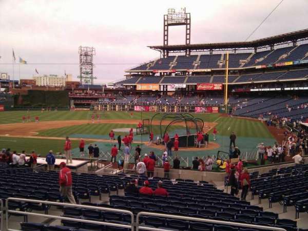 Citizens Bank Park, section: 127, row: 21, seat: 1