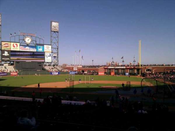 Oracle Park, section: 121, row: 28, seat: 9