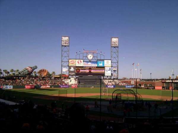 Oracle Park, section: 117, row: 26, seat: 9