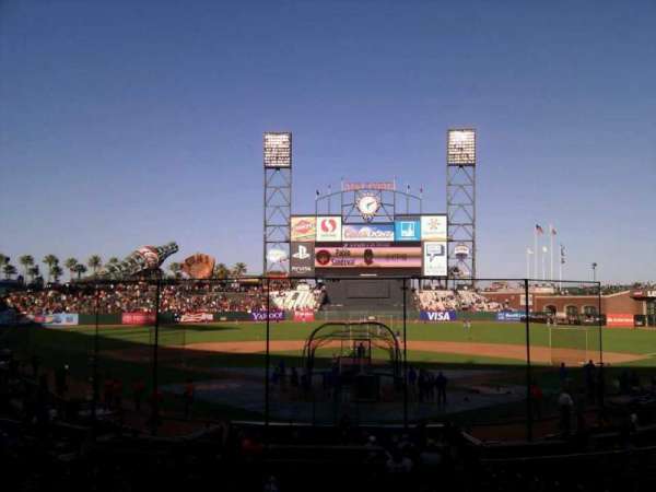 Oracle Park, section: 116, row: 26, seat: 9