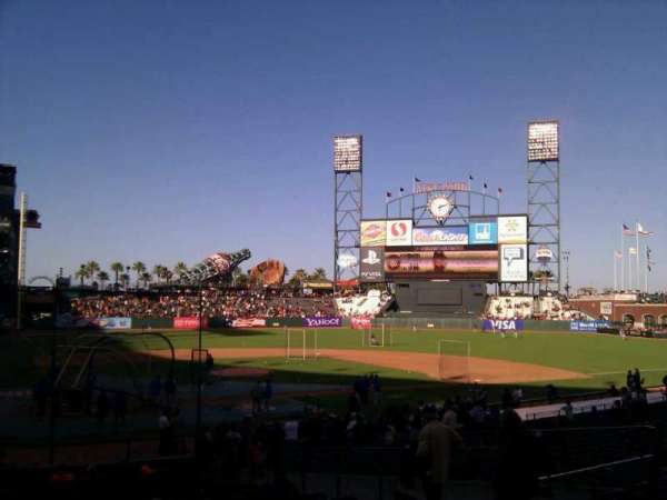 Oracle Park, section: 112, row: 26, seat: 10