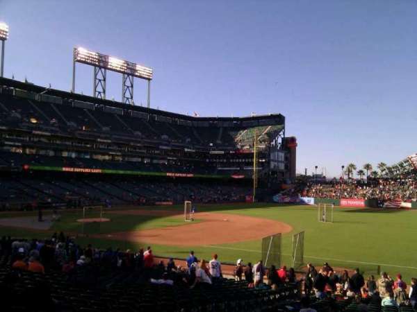 Oracle Park, section: 104, row: 25, seat: 11