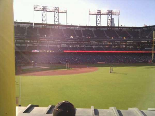 Oracle Park, section: 150, row: 2, seat: 4