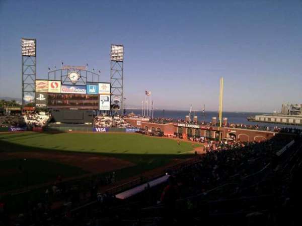 Oracle Park, section: 213, row: i, seat: 10
