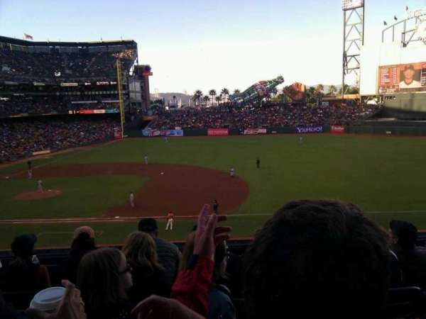 Oracle Park, section: 207, row: e, seat: 6