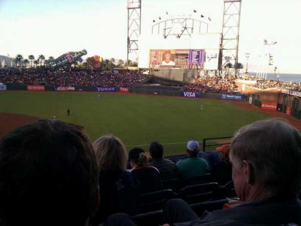 Oracle Park, section: 207, row: e, seat: 6