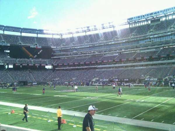MetLife Stadium, section: 110, row: 5, seat: 1