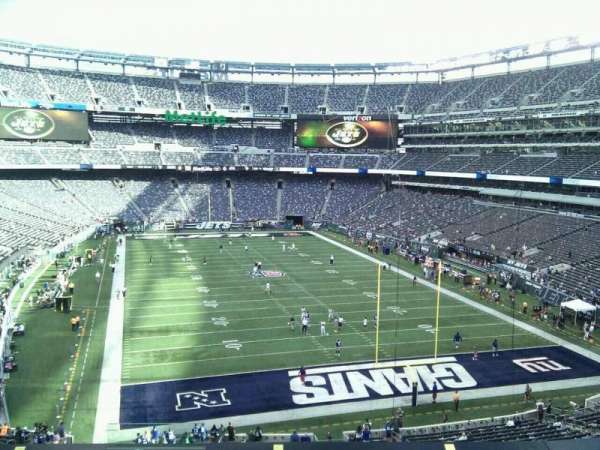 MetLife Stadium, section: 203a, row: 10, seat: 20