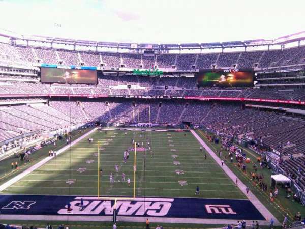 MetLife Stadium, section: 250a, row: 8, seat: 12