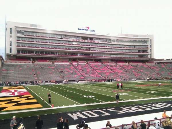 SECU Stadium, section: 2, row: p, seat: 11