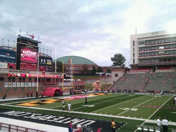 SECU Stadium, section: 4, row: p, seat: 12