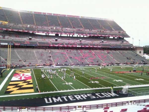 SECU Stadium, section: 21, row: jj, seat: 18