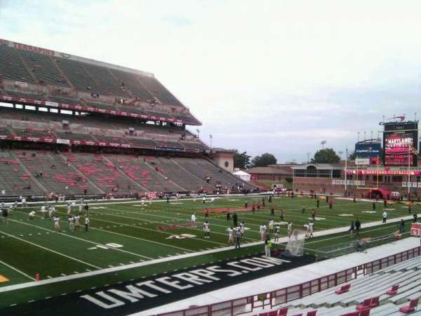 SECU Stadium, section: 21, row: y, seat: 23