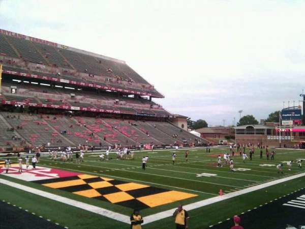 SECU Stadium, section: 19, row: o, seat: 10