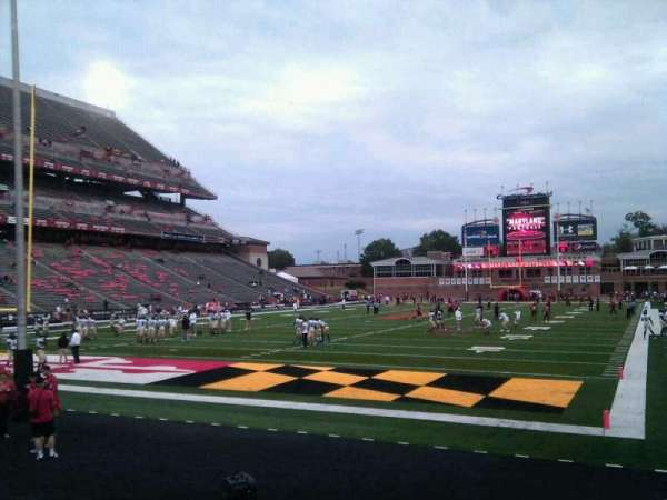 SECU Stadium, section: 18, row: k, seat: 5