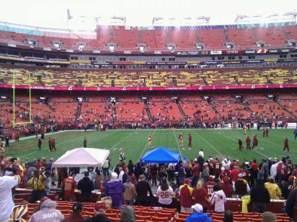 Northwest Stadium, section: 103, row: 14, seat: 10