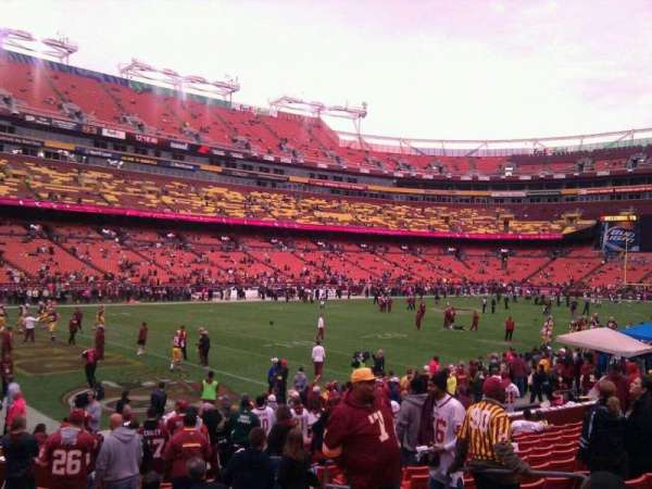 Northwest Stadium, section: 106, row: 16, seat: 10